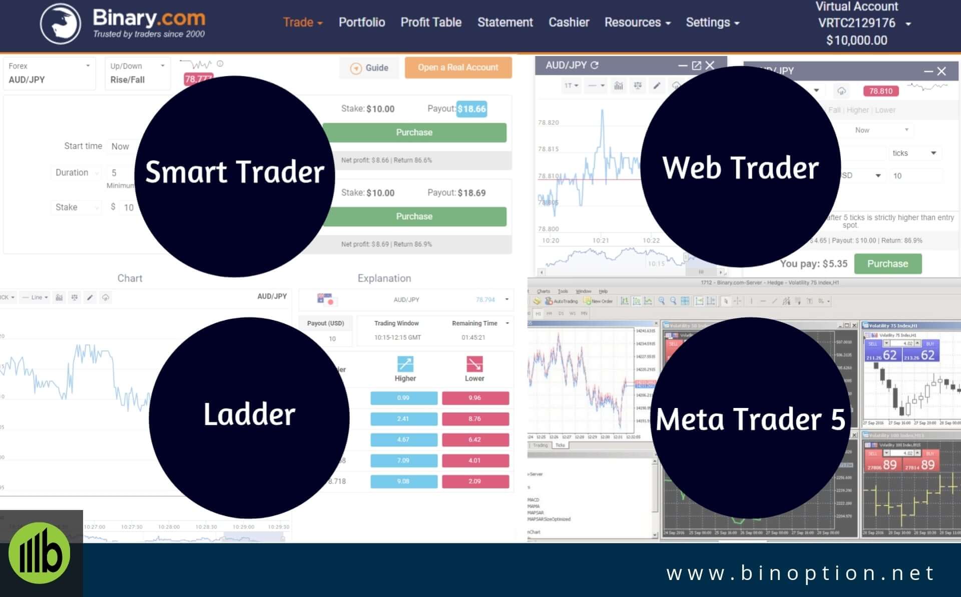 Binary.Com Trading Platforms - Binoption