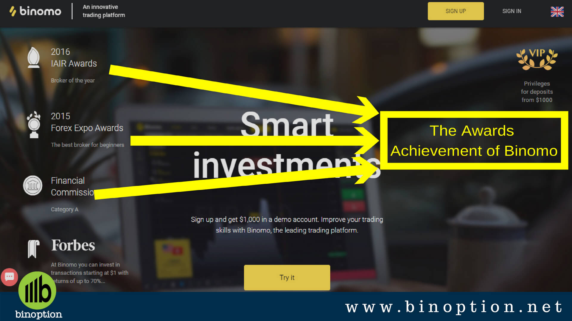 Awards-And-Achievements - Binoption