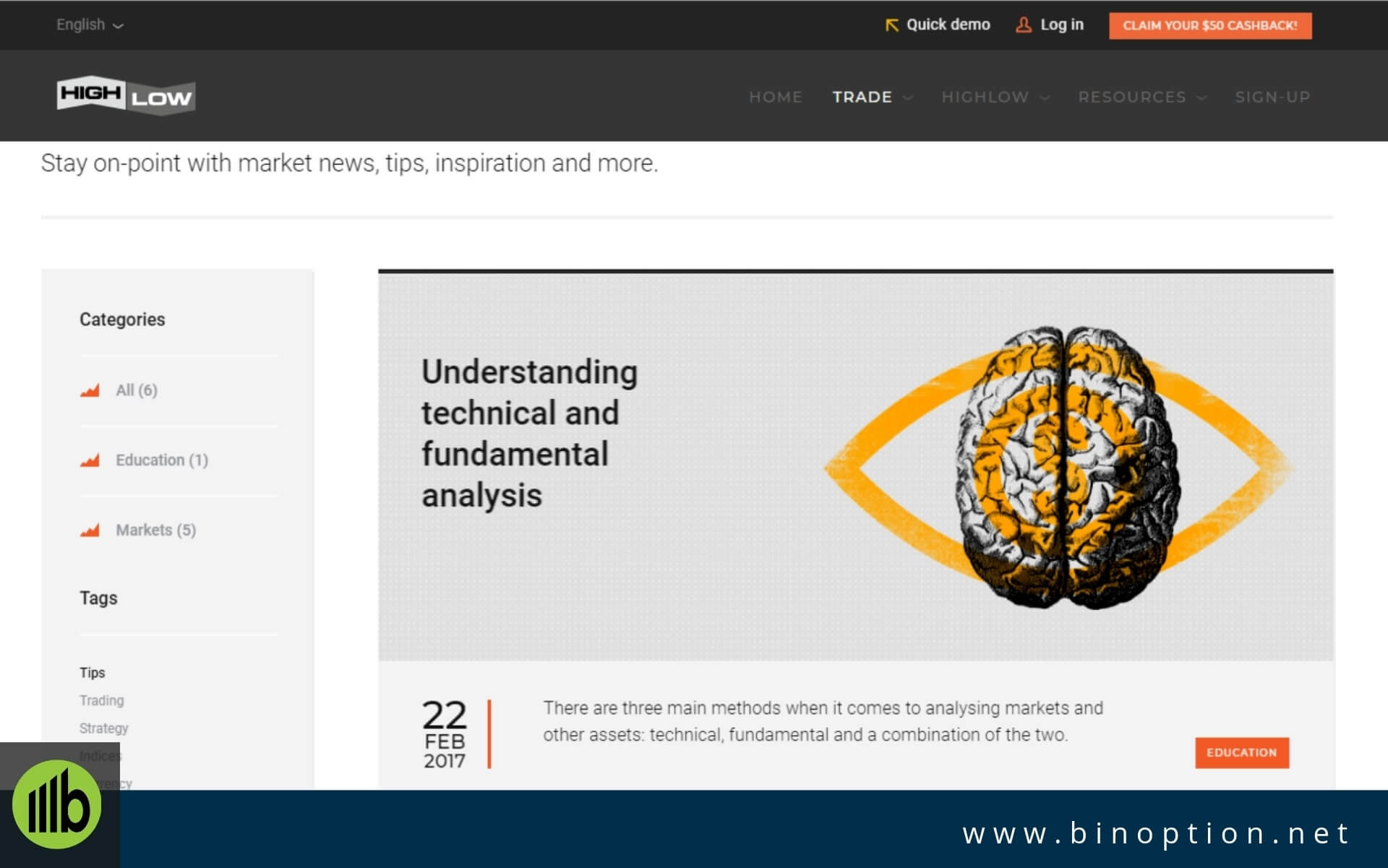 Education Training And Tutorial - Binoption