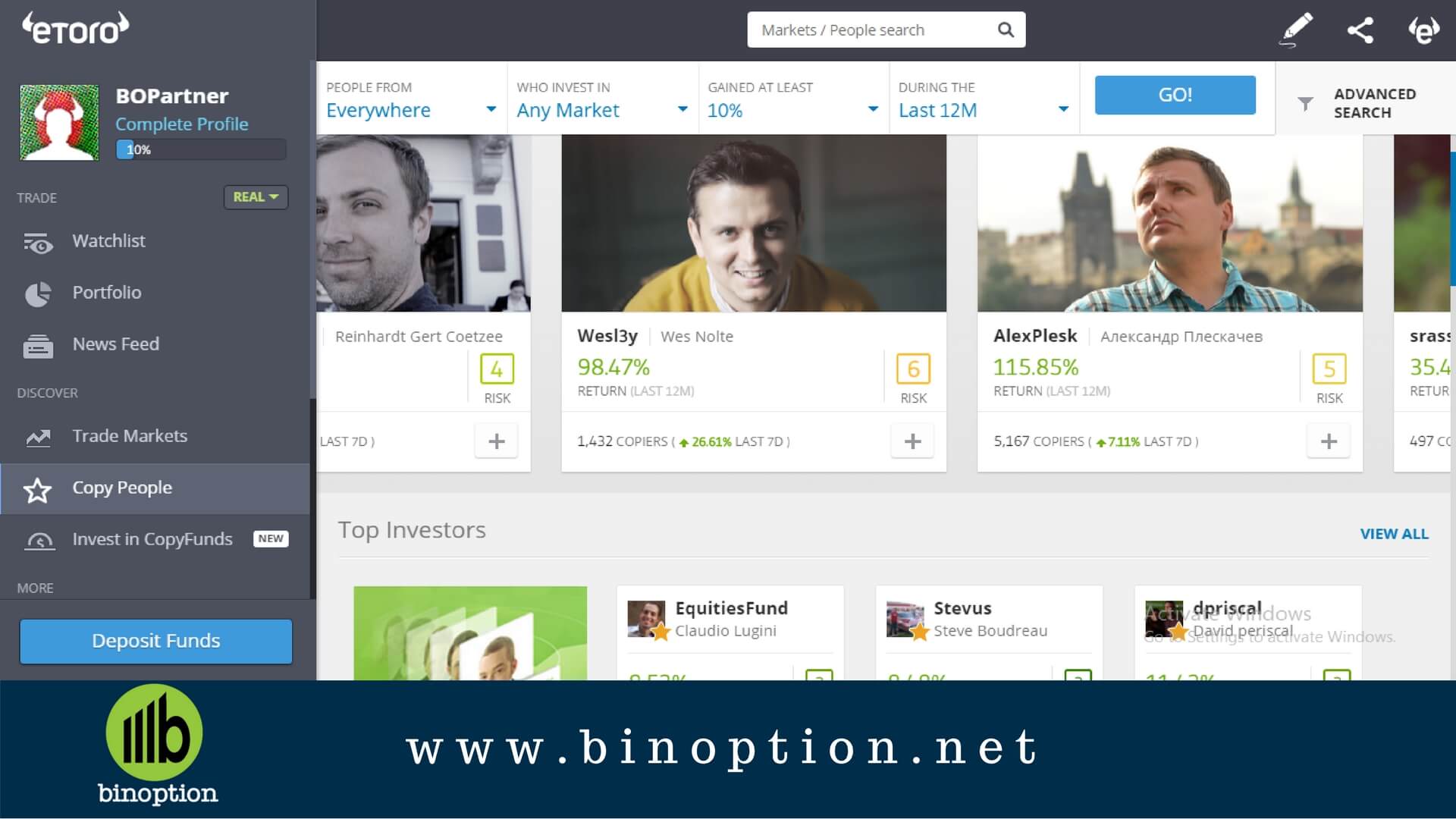 eToro Social Trading Review: To Connect With Right Traders ...