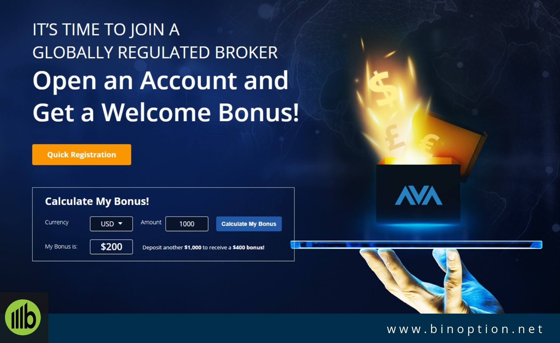 Avatrade Bonus - Binoption