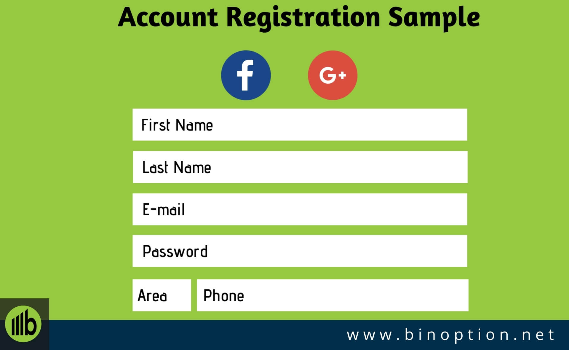 Binary options registration