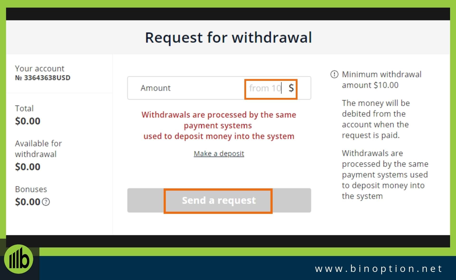 Olymp Trade Withdrawal - Binoption