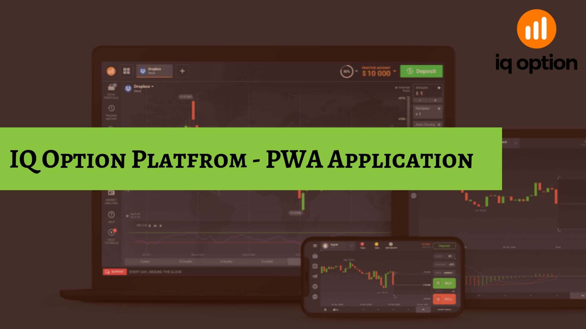 IQ Option Platform PWA App-Option Invest