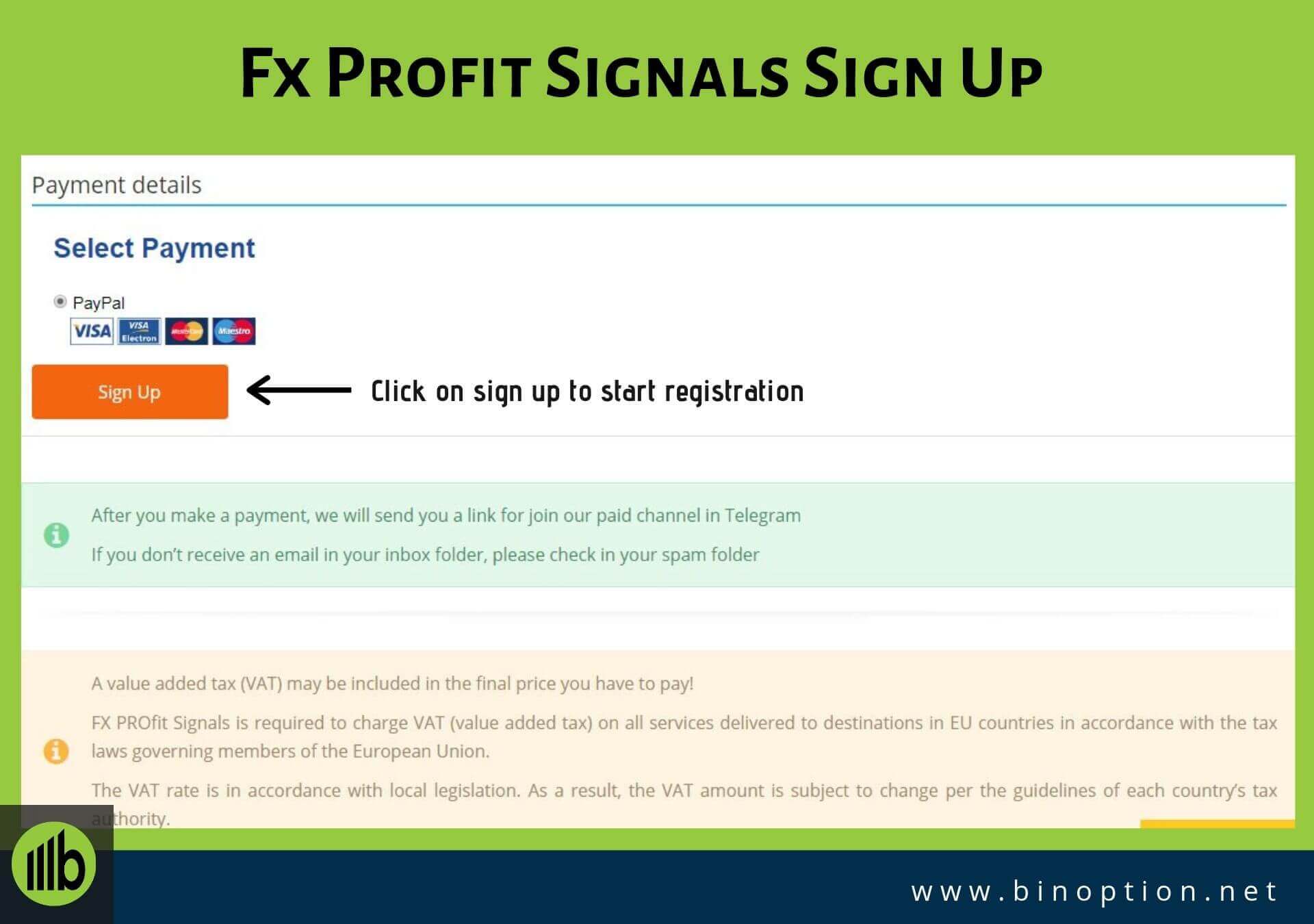 FX Profit Signals Sign Up-Binoption
