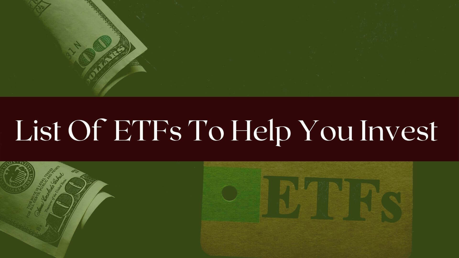 List Of ETFs To Help You Invest-Binoption